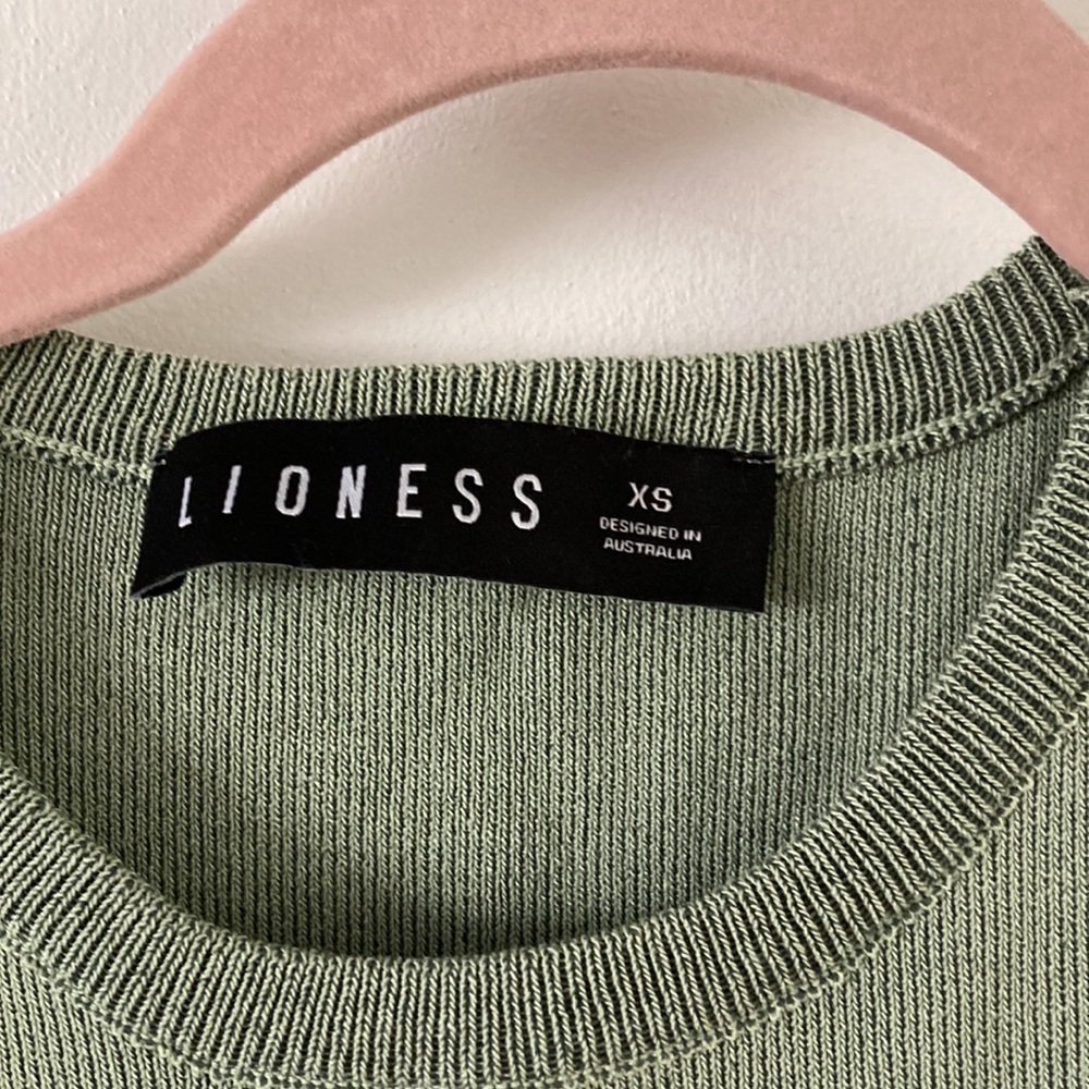 Lioness Olive Green Mini Dress - Picture 2 of 3